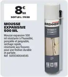 Brico Dépôt Durable - mousse expansive 500 uil offre