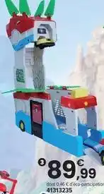 JouéClub Paw patrol - quartier general dino mobile le film mission dino offre