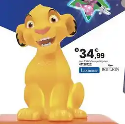 JouéClub Lexibook - revel veilleuse le roi lion offre