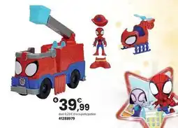 JouéClub Marvel - camion de pompiers transformable offre