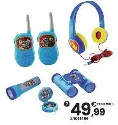 JouéClub Paw patrol - kit adventure offre