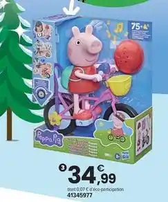 JouéClub Peppa pig - ready pedal go offre