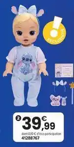 JouéClub Disney - darlings poupon electronique stitch blond offre