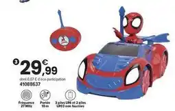 JouéClub Marvel - voiture radiocommandee spidey crawler offre