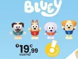 JouéClub Bluey - pack de 4 figurines de bingo et ses amis au parc aquatique offre