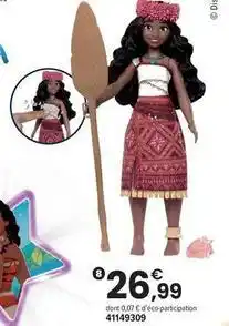 JouéClub Disney - poupee vaiana 2 chantante offre