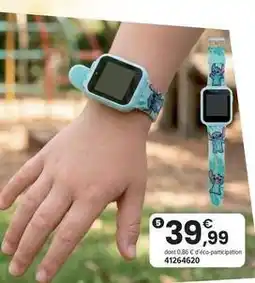 JouéClub Disney - montre interactive enfant stitch offre