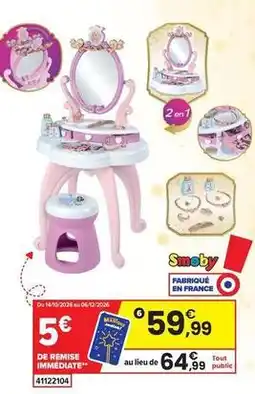 JouéClub Disney - coiffeuse 2-en-1 offre