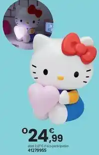 JouéClub Hello kitty - lampe globuddies offre