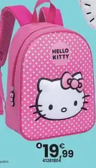 JouéClub Hello kitty - sac a dos offre
