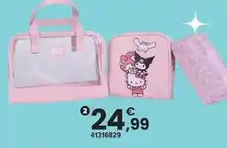 JouéClub Hello kitty - trousse de toilette 3 pieces offre