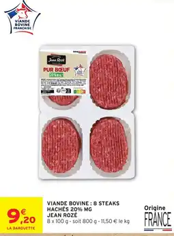 Intermarché Express Jean Rozé Pur Bœuf offre