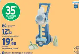 Intermarché Express ecoiffie Chariot de ménage et aspirateur offre