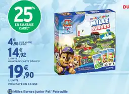 Intermarché Express Milles Bornes junior Pat' Patrouille offre