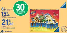 Intermarché Contact Ravensburger Labyrinthe offre