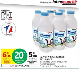 Intermarché Express Pâturages Lait demi-écrémé offre