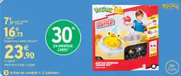 Intermarché Contact Pokémon Battle Spinner Arena Set offre