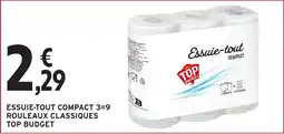 Intermarché Express TOP BUDGET Essuie-tout Compact offre