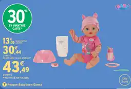 Intermarché Express Baby born Emma offre