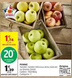 Intermarché Express Pomme offre