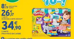 Intermarché Contact Play-Doh La cuisine des petits chefs offre