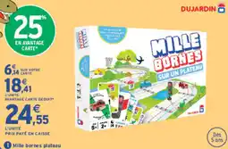 Intermarché Contact DUJARDIN Mille Bornes sur un plateau offre