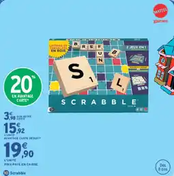 Intermarché Express Scrabble offre
