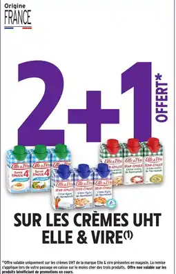 Intermarché Express Elle & Vire Crèmes UHT offre
