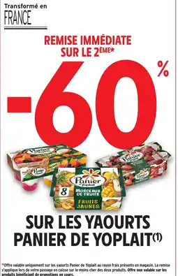 Intermarché Express Panier de Yoplait offre