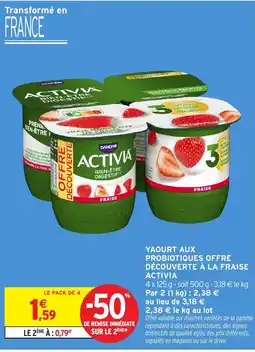 Intermarché Express ACTIVIA Bien-être Digestif offre