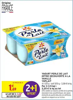Intermarché Express Yoplait Perle de Lait offre