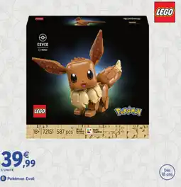 Intermarché Contact Lego pokemon eevee offre
