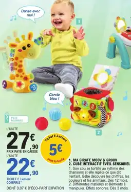 E.Leclerc MA GIRAFE MOOV & GROOV offre