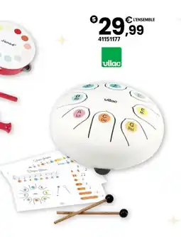 JouéClub Vilac tongue drum - tambour à langues xylophone offre