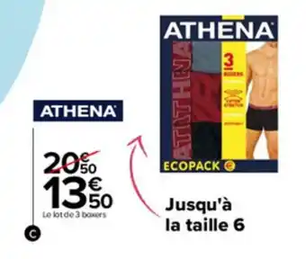 Carrefour Boxers homme offre