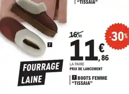 E.Leclerc TISSAIA BOOTS FEMME offre