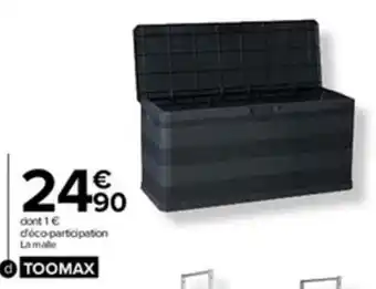 Carrefour Malle de rangement intérieur / extérieur 280 litres offre