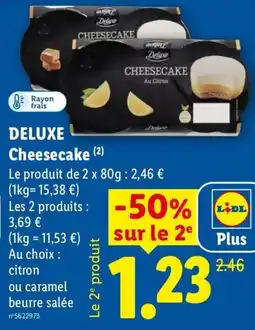 Lidl Deluxe Cheesecake offre