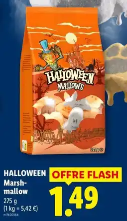 Lidl HALLOWEEN Marsh-mallow offre