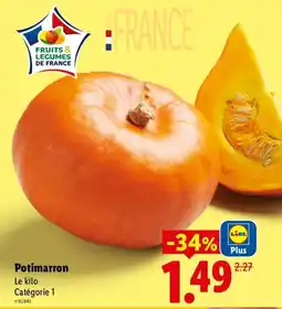 Lidl Potimarron offre