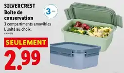 Lidl SILVERCREST Boîte de conservation offre