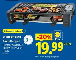Lidl SILVERCREST Raclette-gril offre