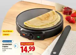 Lidl SILVERCREST Crêpière offre