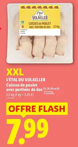 Lidl L'Étal du Volailleur Cuisse de poulet offre