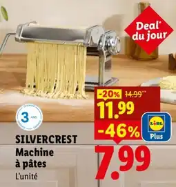 Lidl SILVERCREST Machine à pâtes offre
