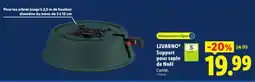 Lidl LIVARNO Support pour sapin de Noël offre