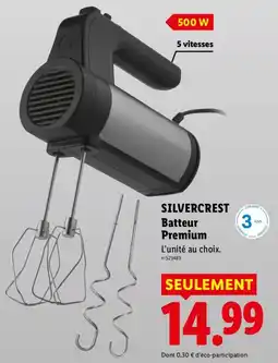 Lidl Silvercrest batteur premium offre