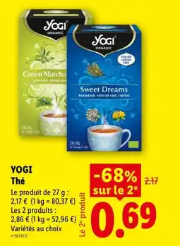Lidl YOGI Thé offre