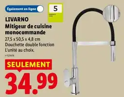 Lidl LIVARNO Mitigeur de cuisine monocommande offre