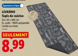 Lidl LIVARNO Tapis de cuisine offre